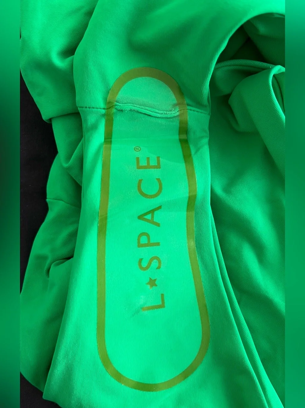 L*Space Bikini Set Stella Top & Low Tide Bottom XL Jade Green Resortwear Swim